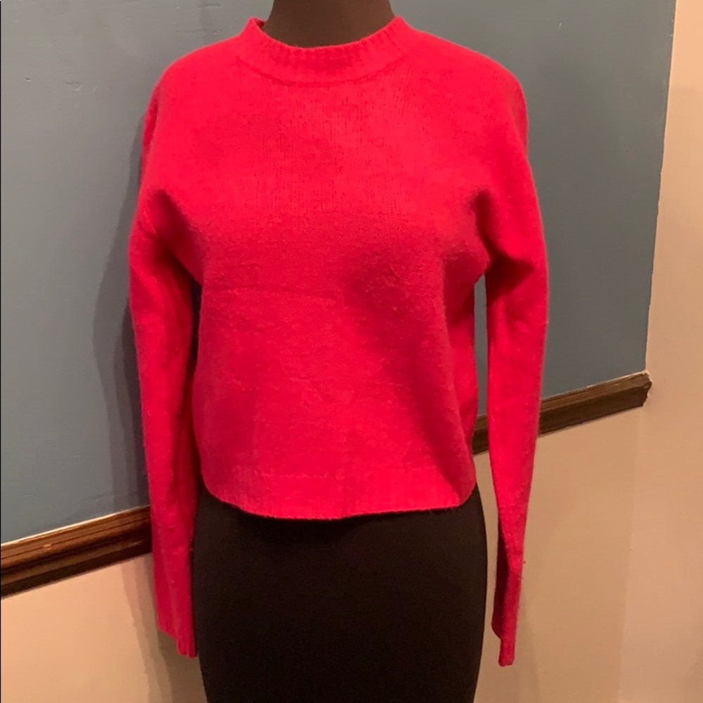 Extremely rare vintage wool pink sweater by 955